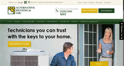 Desktop Screenshot of alternativeheatingandair.com