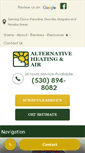 Mobile Screenshot of alternativeheatingandair.com